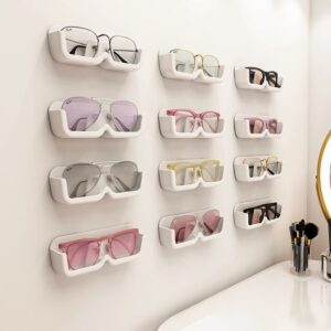 Wall-mounted-no-drill eyeglass storage box-F0004