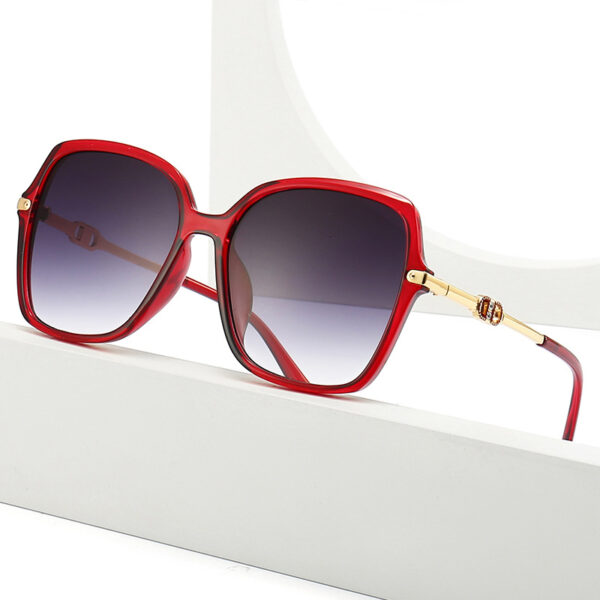 Gucci Style Women’s Personalized Retro Large Frame Sunglasses-GCW03C