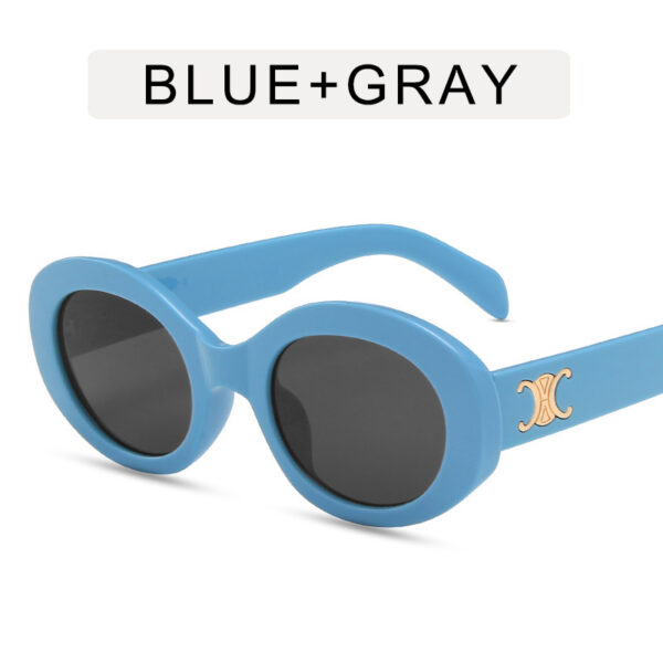 Ellipse frame retro party GC style sunglasses-H0001