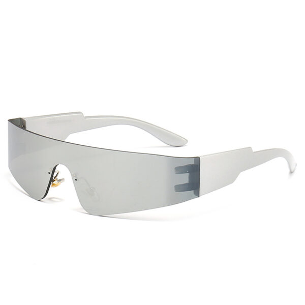 INS Windproof Sunshade Riding Outdoor Integrated Unisex Sunglasses-A0047