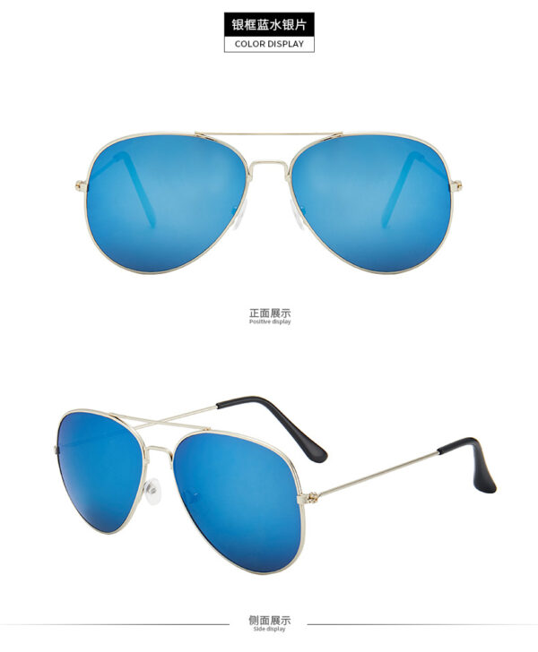 Metal Aviator Pilot Sunglasses For Kids-A0015