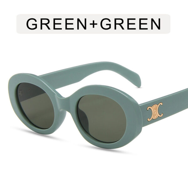 Ellipse frame retro party GC style sunglasses-H0001