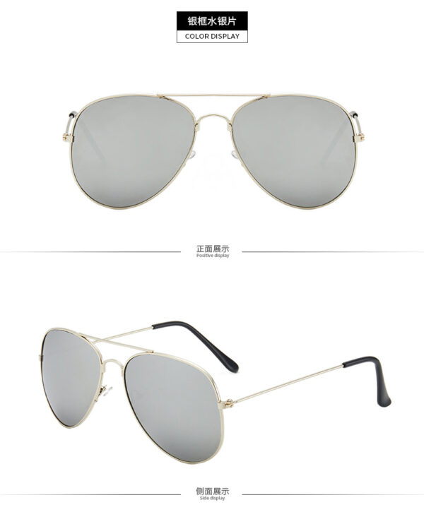 Metal Aviator Pilot Sunglasses For Kids-A0015