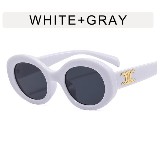 Ellipse frame retro party GC style sunglasses-H0001