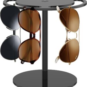 Acrylic 360-degree rotating eyeglass display rack-F0002