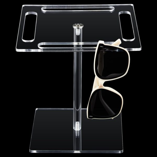 Acrylic 360-degree rotating eyeglass display rack-F0002