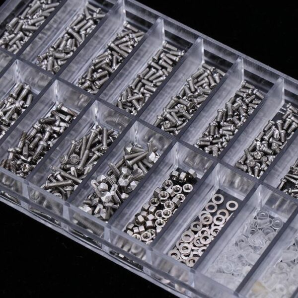 Glasses Screw Accessories Box/Nose Pad Screws-F0006