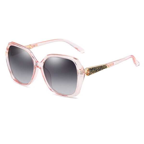 Polarized GC Gradient Large Frame Rhinestone Sunglasses-GCW03B