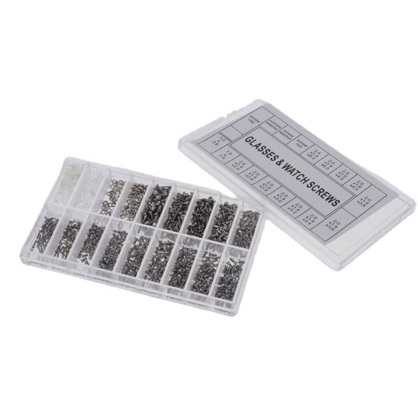 Glasses Screw Accessories Box/Nose Pad Screws-F0006