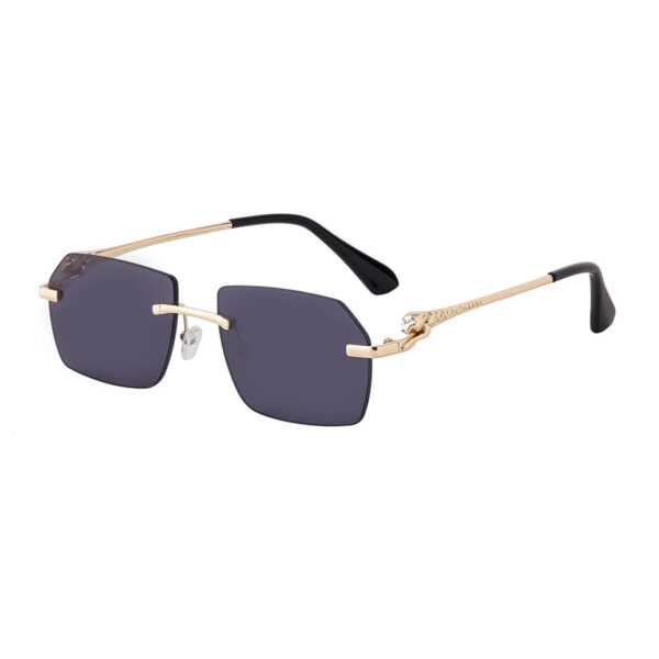 Rimless metal sunglasses for regular dayouts!-A0021