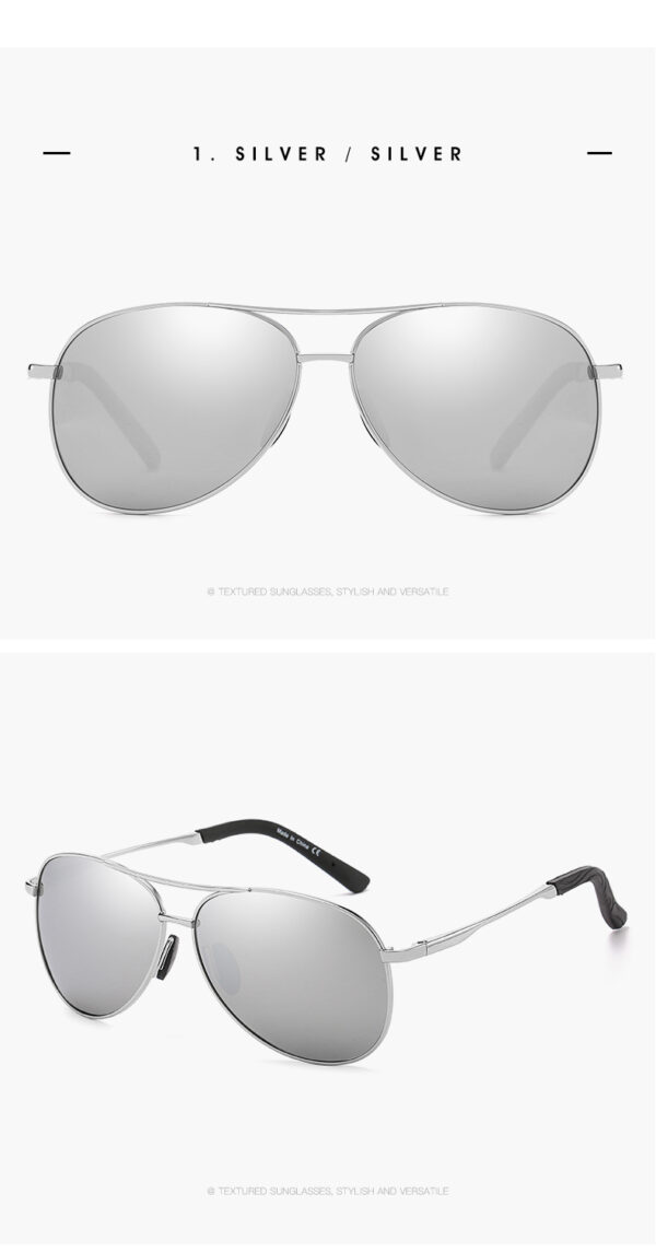 Polarized UV Protection Spring Hinge Aviator Sunglasses-A0026