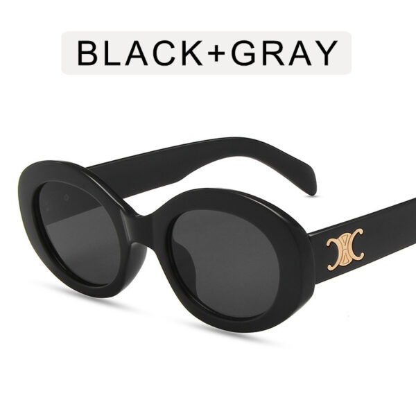 Ellipse frame retro party GC style sunglasses-H0001