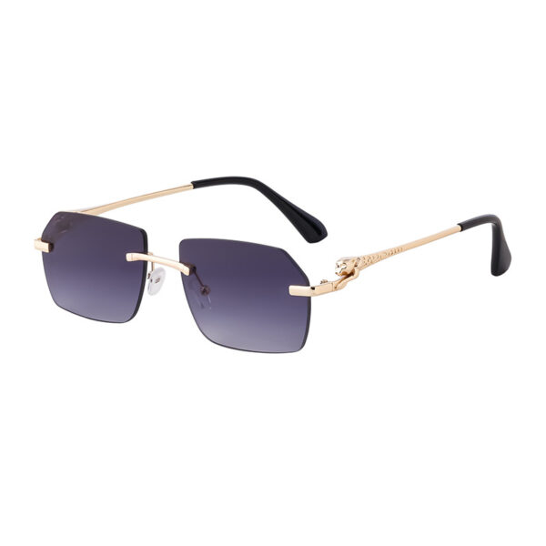 Rimless metal sunglasses for regular dayouts!-A0021