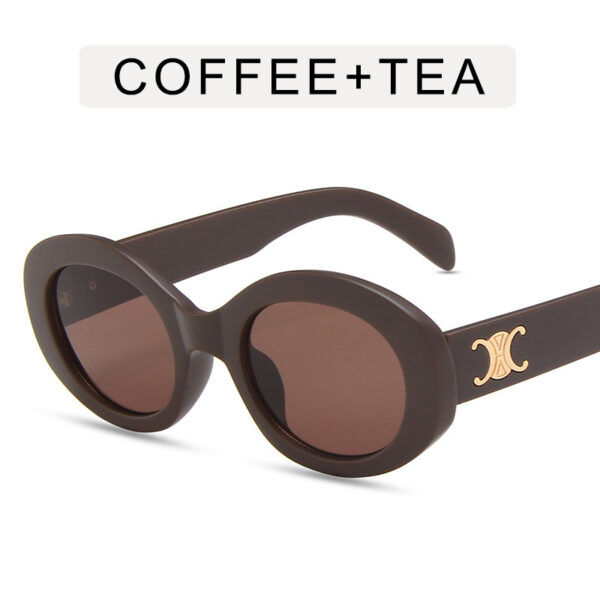 Ellipse frame retro party GC style sunglasses-H0001