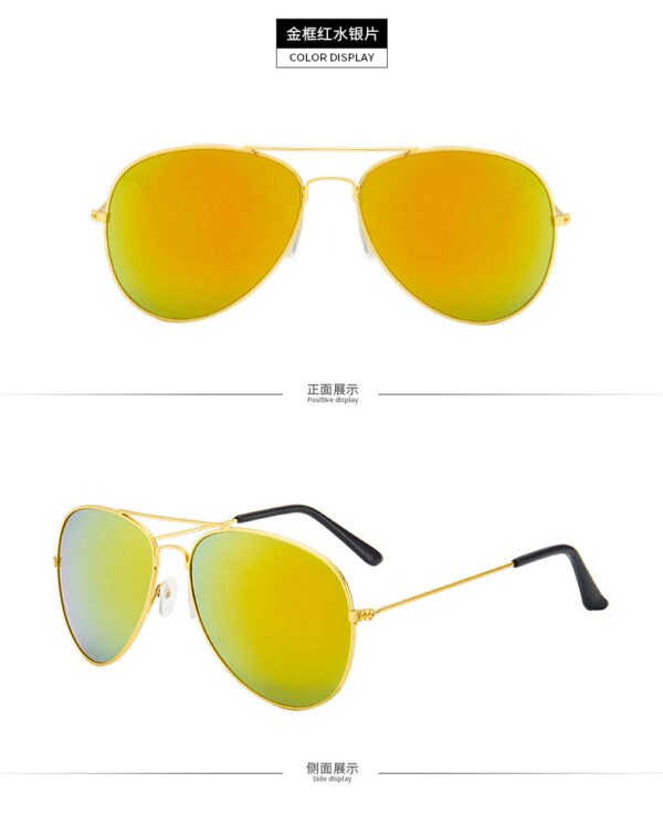 Metal Aviator Pilot Sunglasses For Kids-A0015