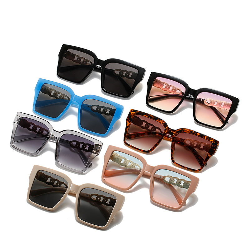 Square Oversized Wild Sunglasses for Women-A0024