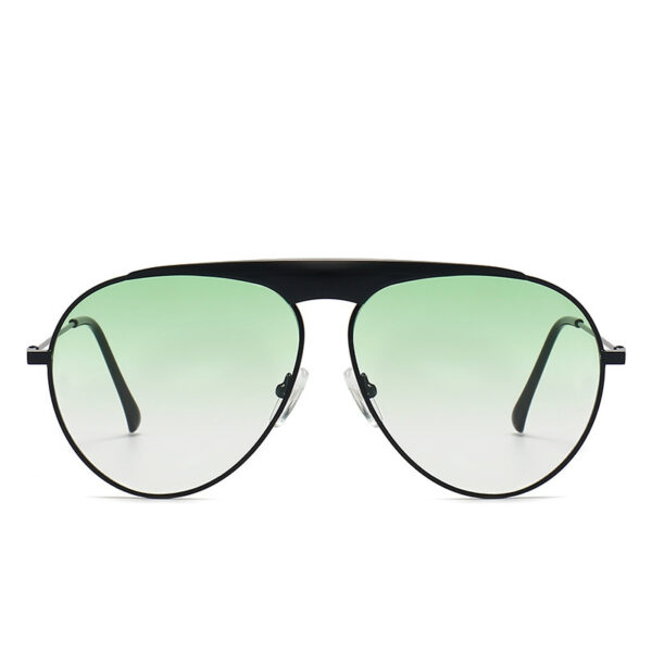 Unisex Vintage Metal Single Beam Sunglasses-A0035