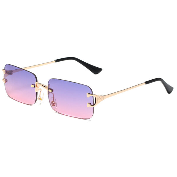 Frameless Unisex Personalized Small Frame Sunglasses-A0046