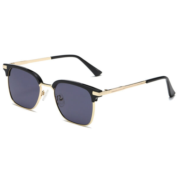 Metal Browline Square Frame Fashion Classic Retro Trend Sunglasses(Gucci Unisex style)-GCW15B