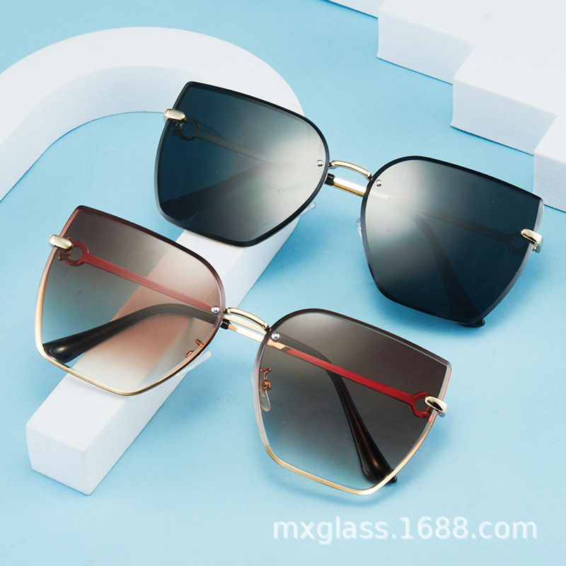 SIMPlE GEOMETRIC-FRAME SUNGLASSES（Ins & Gucci style)-GCW08C