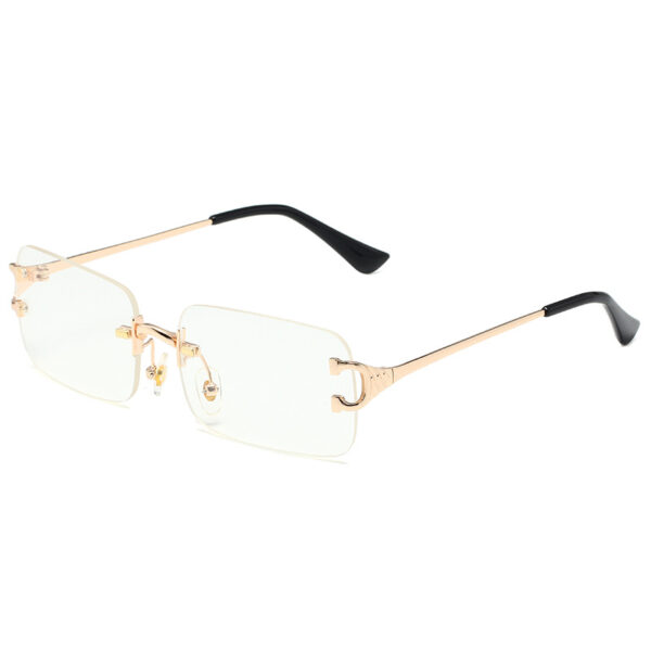 Frameless Unisex Personalized Small Frame Sunglasses-A0046