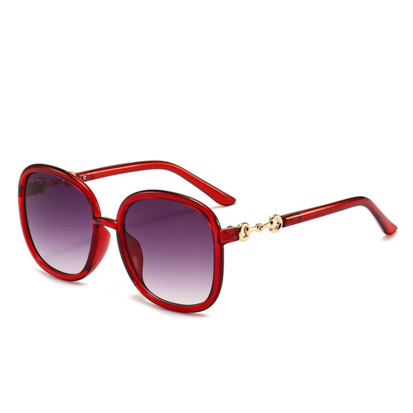 Oval Oversized Vintage Modern Sunglasses for Round Faces (Gucci style)-GCW14B