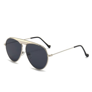 Unisex Vintage Metal Single Beam Sunglasses-A0035