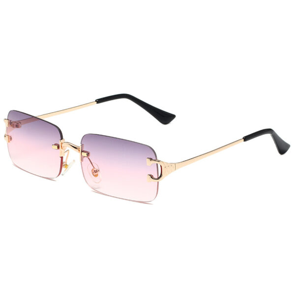 Frameless Unisex Personalized Small Frame Sunglasses-A0046