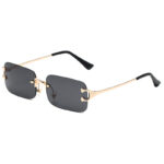 Frameless Unisex Personalized Small Frame Sunglasses-A0046