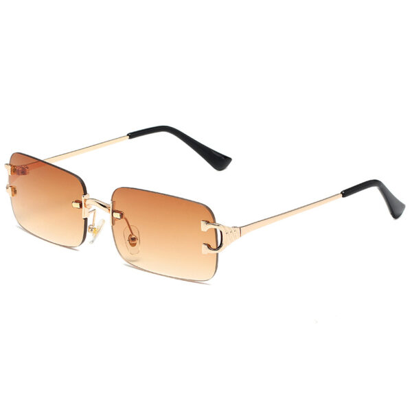 Frameless Unisex Personalized Small Frame Sunglasses-A0046