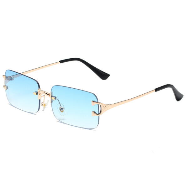 Frameless Unisex Personalized Small Frame Sunglasses-A0046