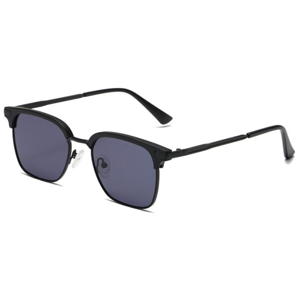 Metal Browline Square Frame Fashion Classic Retro Trend Sunglasses(Gucci Unisex style)-GCW15B